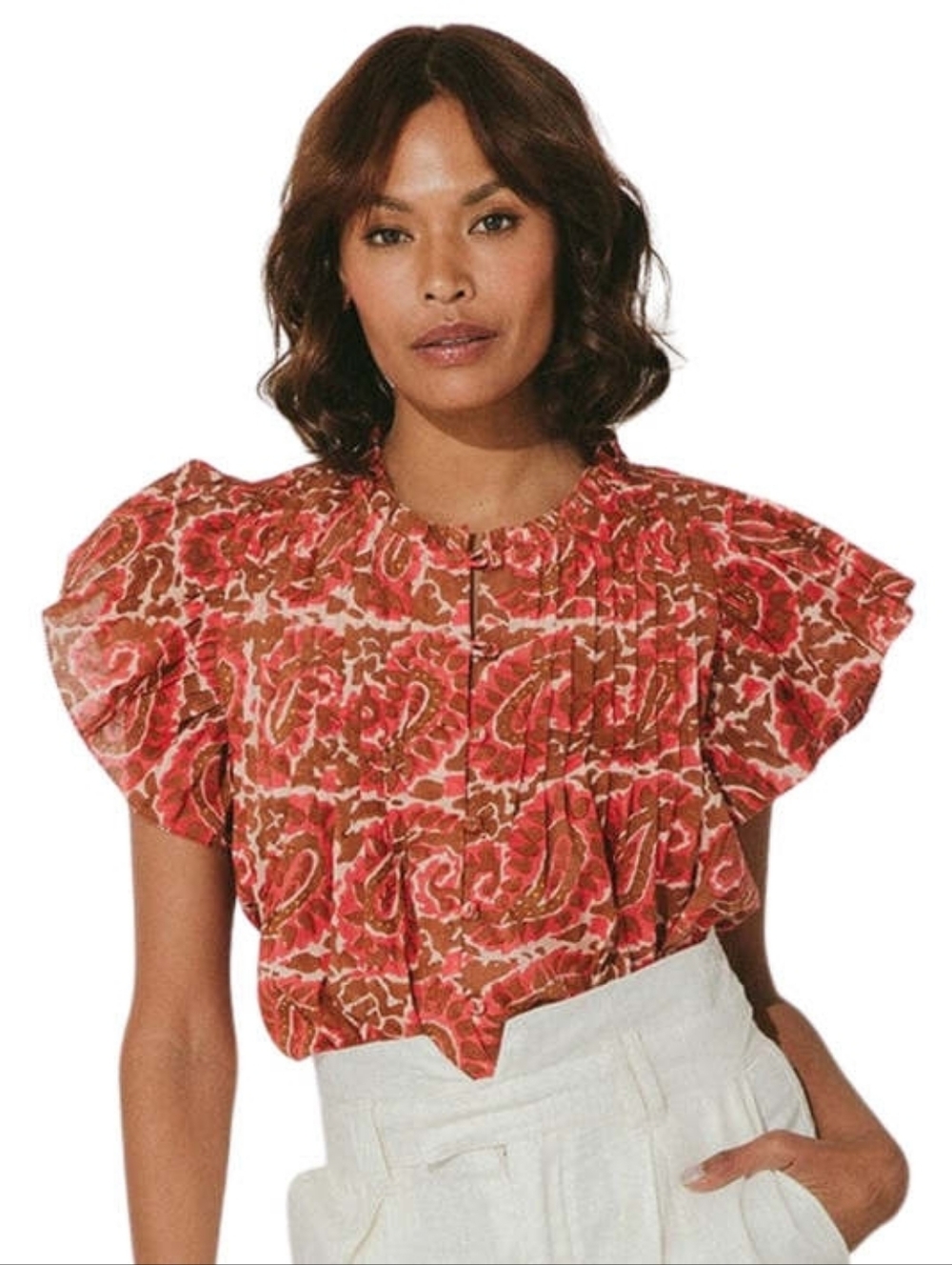 Cleobella Calla Blouse in Aurora